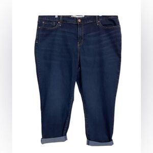 Levi Gold Boyfriend Mid Rise Sz 22